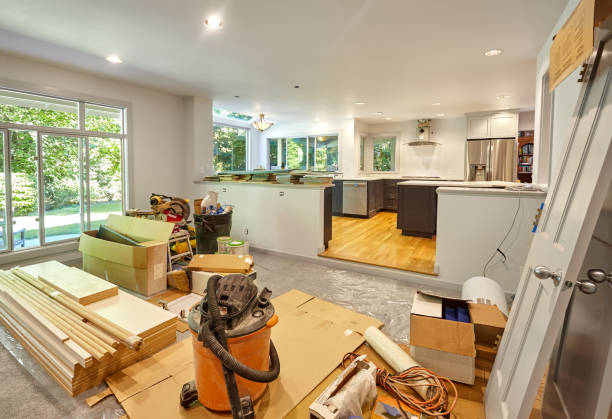 Professional Cabinet Refacing technician working in Kingston, WA